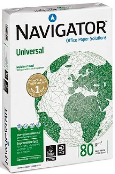 PAPEL FOTOCOPIA A4 NAVIGATOR 80G BRANCO (Resma)