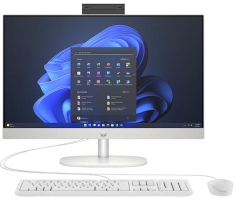 PC AIO HP 23.8" PROONE 240 N300 UHD GRAPHICS 8GB 512GB SSD FHD W11H BRANCO